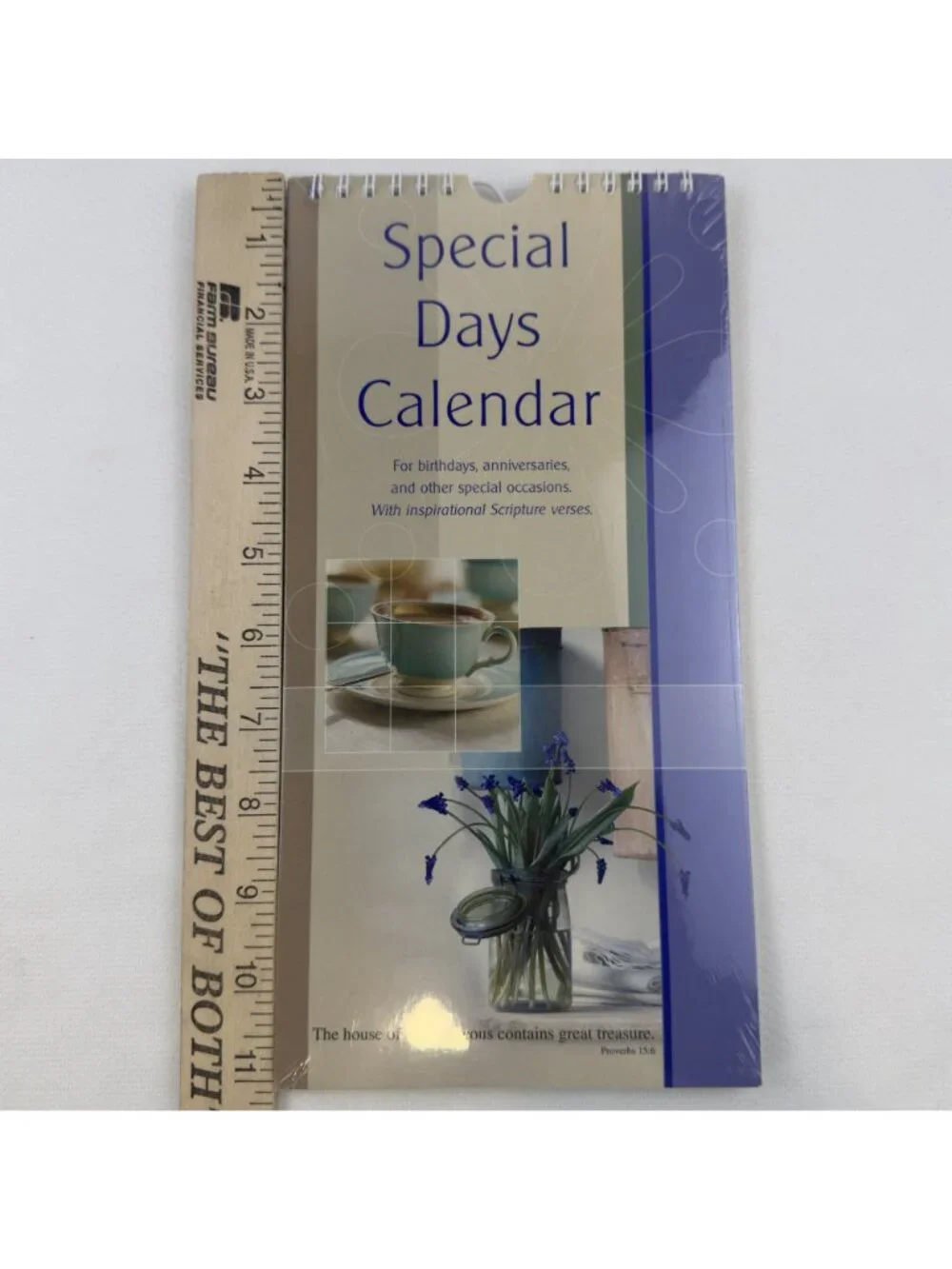 Special Days Calendar Set Of 3 Inspirational Scripture Verses Spiral-Bound NEW